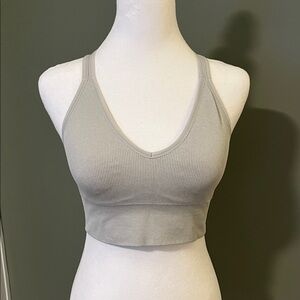 DSG Light Gray Ribbed Bandeau